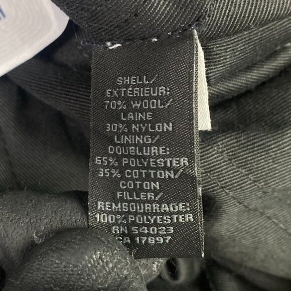 Old Navy Peacoat Men's XL Black Pea Coat Military Naval Wool Blend - Picture 7 of 14